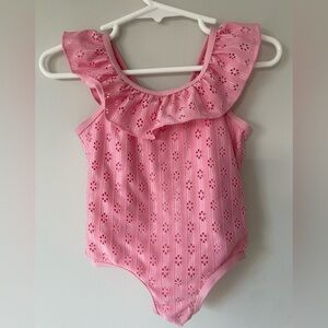 H&M Pink Ruffled Infant Swimsuit